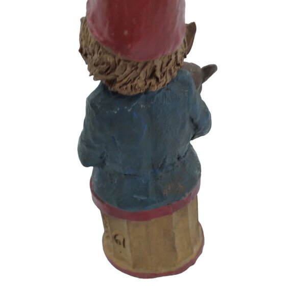 Vintage Tom Clark 1984 sitting gnome holding 'teddy' figurine - Picture 13 of 16